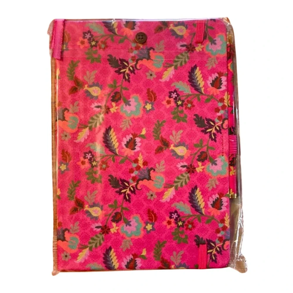 Johnny Was Verney Journal Pen Set Floral H47625-3 New Multicolor School Work